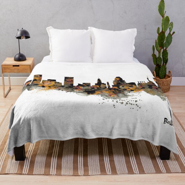 Item preview, Baltimore Skyline Watercolor designed and sold by caracatita75.