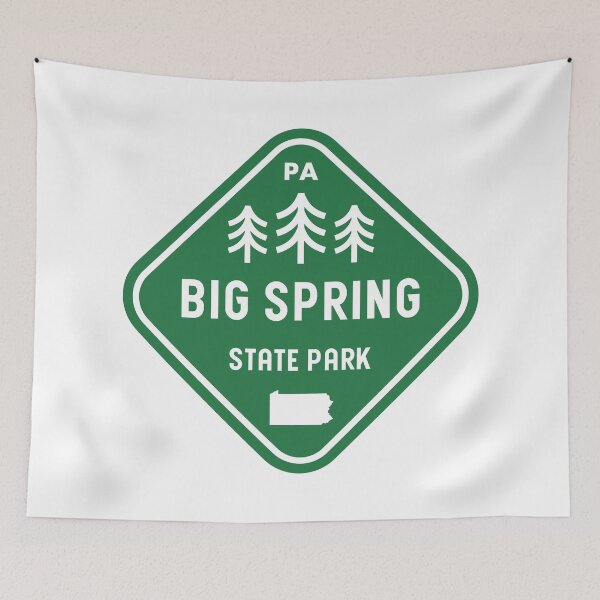 Item preview, Big Spring State Park Pennsylvania Rhombus designed and sold by bivenart.