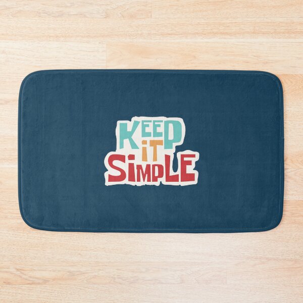 Item preview, Retro Typography - 'Keep It Simple' Minimalist Design designed and sold by trepiu.