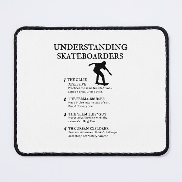 Item preview, Understanding Skateboarders – Funny Skate Culture Humor for Shredders designed and sold by PsyFlow35.