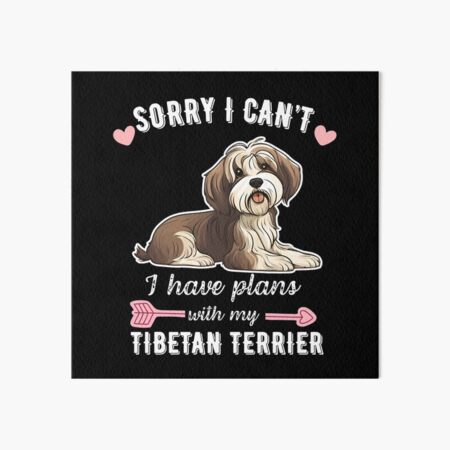 Item preview, Sorry I Can't, I Have Plans With My Tibetan Terrier – Fluffy Mountain Spirit Dog Design designed and sold by GoodyPaws.