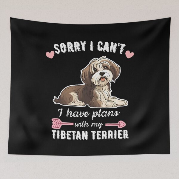 Item preview, Sorry I Can't, I Have Plans With My Tibetan Terrier – Fluffy Mountain Spirit Dog Design designed and sold by GoodyPaws.
