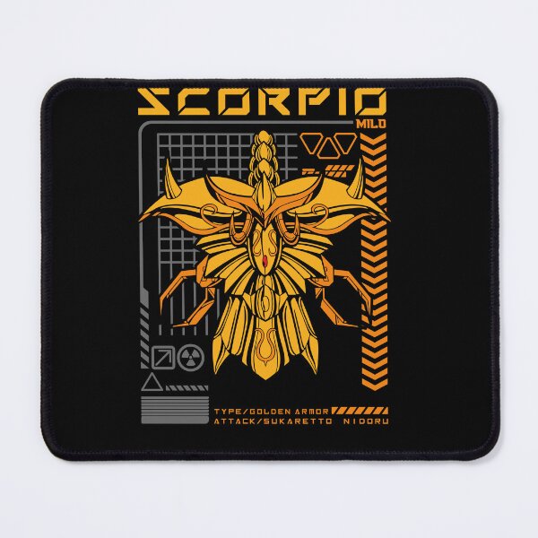 Item preview, Scorpio Milo: The Pungent Golden Armor of the Scarlet Sting designed and sold by Polarisofficial.