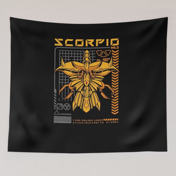 Item preview, Scorpio Milo: The Pungent Golden Armor of the Scarlet Sting designed and sold by Polarisofficial.
