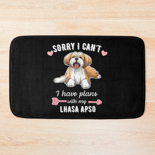 Item preview, Sorry I Can't, I Have Plans With My Lhasa Apso – Regal Himalayan Watchdog Design designed and sold by GoodyPaws.