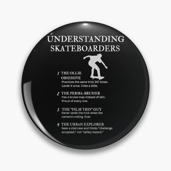 Item preview, Understanding Skateboarders – Funny Skate Culture Humor for Shredders – Black designed and sold by PsyFlow35.