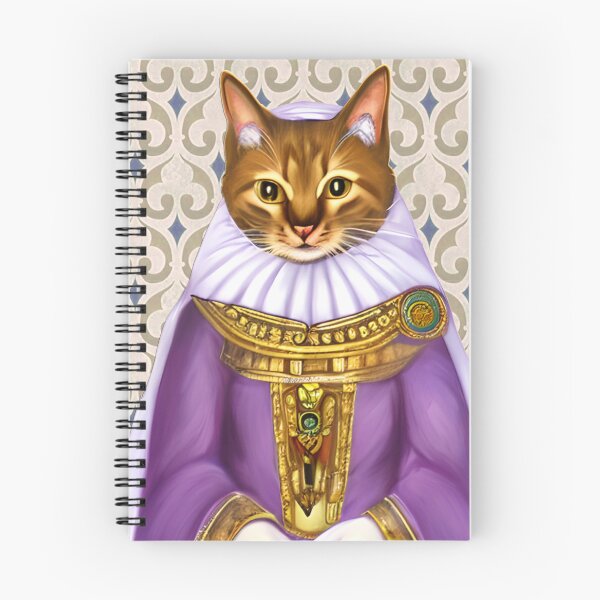 Item preview, Medieval Cat Maiden in Purple designed and sold by Marymarice.