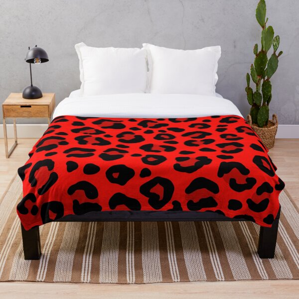 Item preview, Red chunky leopard print designed and sold by rainbowdazzle.