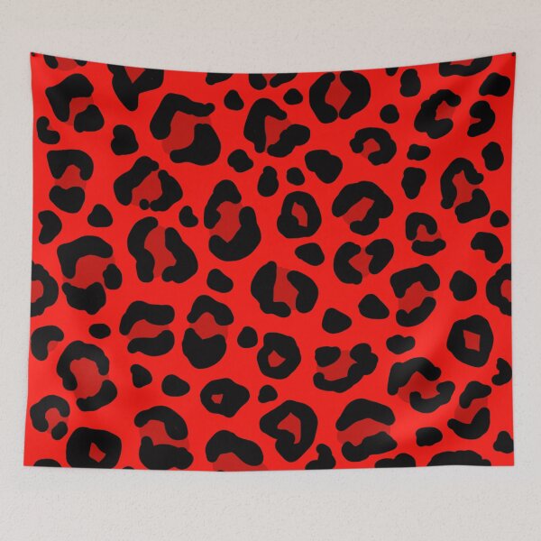 Item preview, Red chunky leopard print designed and sold by rainbowdazzle.