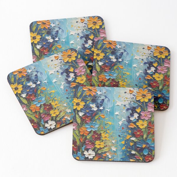 Item preview, Impasto Bloom – Abstract Floral Chaos designed and sold by ZipZapArt.