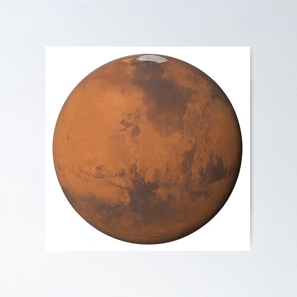 Item preview, Mars: Discover the captivating beauty of the Red Planet  designed and sold by DibujandoPorfa.