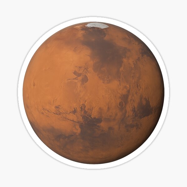 Item preview, Mars: Discover the captivating beauty of the Red Planet  designed and sold by DibujandoPorfa.