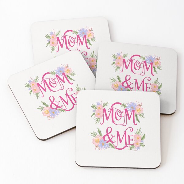 Item preview, Mom and Me Matching Floral Typography Sticker designed and sold by RANDOMNESS.