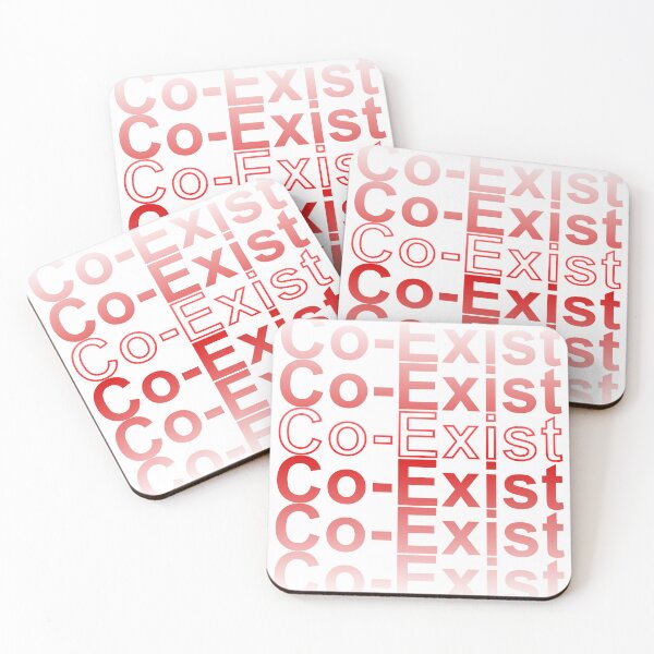 Item preview, Co-exist text caption designed and sold by IamSarang.