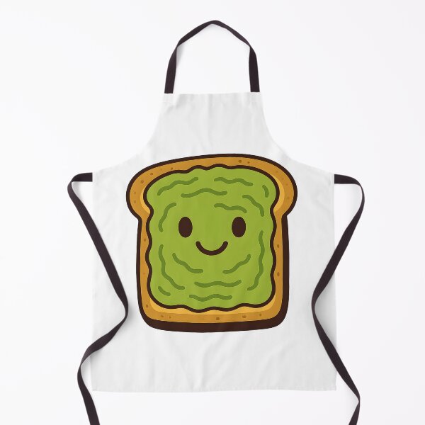 Item preview, Smiley Avocado Toast – Funny Cartoon Breakfast designed and sold by AlphaAutomation.