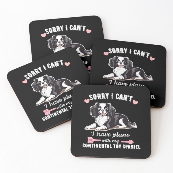 Item preview, Sorry I Can't, I Have Plans With My Continental Toy Spaniel – Cute Papillon Dog Design designed and sold by GoodyPaws.