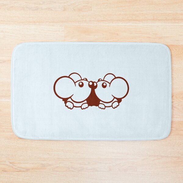 Item preview, 2 Mice Couple Two Love Valentine's Day Mouse Hole designed and sold by shirt-o-mat.