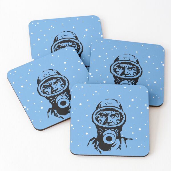 Item preview, THE ETERNAUT Snow Graffity (El Eternauta) Stencil v4 designed and sold by frikybomb.