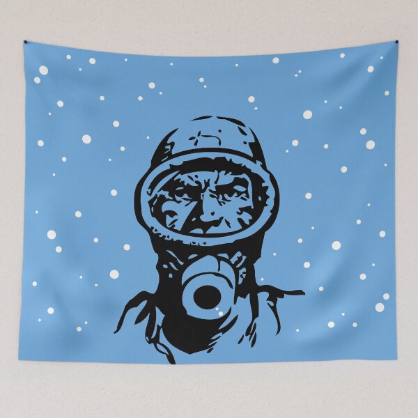 Item preview, THE ETERNAUT Snow Graffity (El Eternauta) Stencil v4 designed and sold by frikybomb.