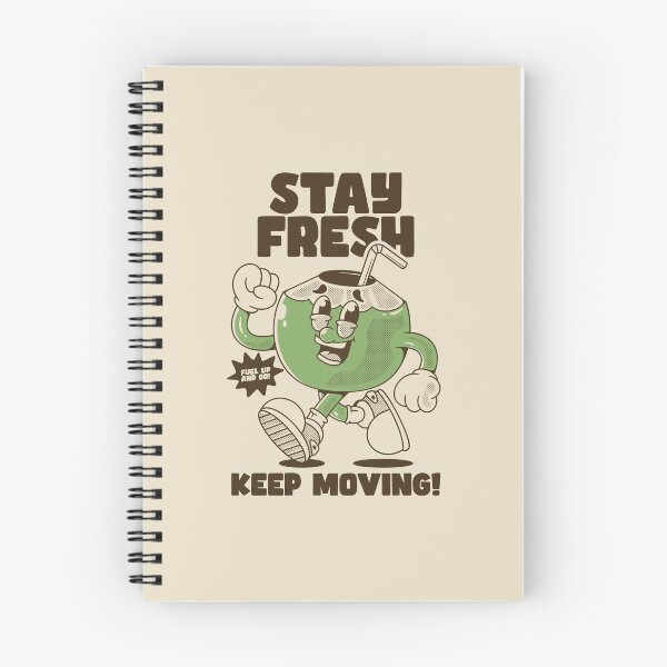 Item preview, Stay fresh, keep moving! coconut character designed and sold by adipra.