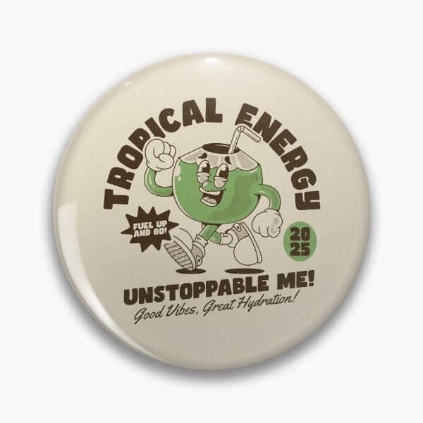 Item preview, Tropical energy, unstoppable me! coconut character designed and sold by adipra.