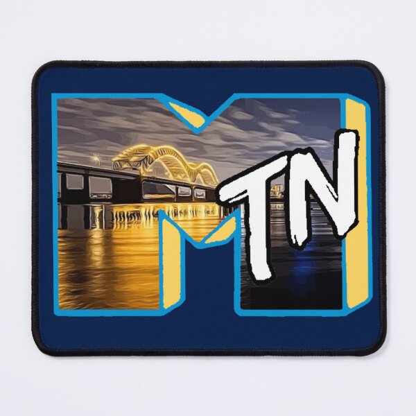 Item preview, Retro Style Memphis TN Logo - Bridge of Lights designed and sold by Pickle Wicked Designs.
