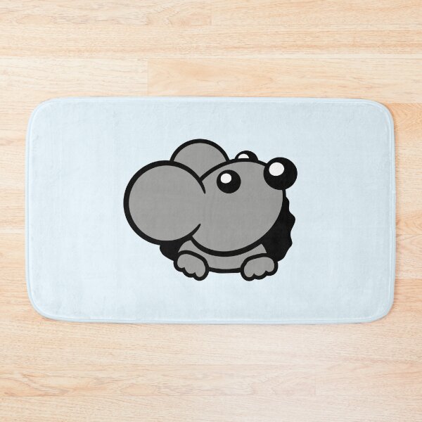 Item preview, Mouse Looks out of a Wall Hole Cute Funny Comic designed and sold by shirt-o-mat.