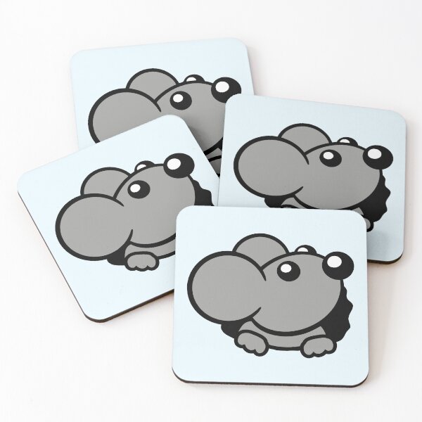 Item preview, Mouse Looks out of a Wall Hole Cute Funny Comic designed and sold by shirt-o-mat.