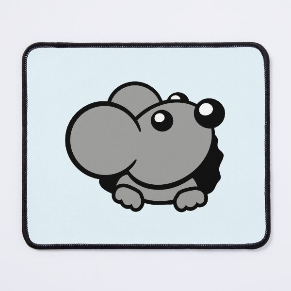Item preview, Mouse Looks out of a Wall Hole Cute Funny Comic designed and sold by shirt-o-mat.