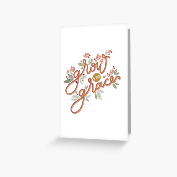 Item preview, GROW IN GRACE HAND-DRAWN ARTWORK designed and sold by Sabrina Coloma.