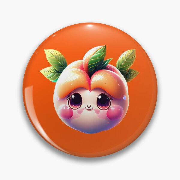 Item preview, Cute Fruit - Peach Leafy designed and sold by UmamiDesigns.