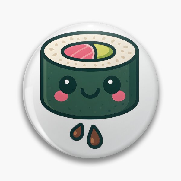 Item preview, Sushi Kawaii – Sweet maki roll with soy sauce designed and sold by AlphaAutomation.