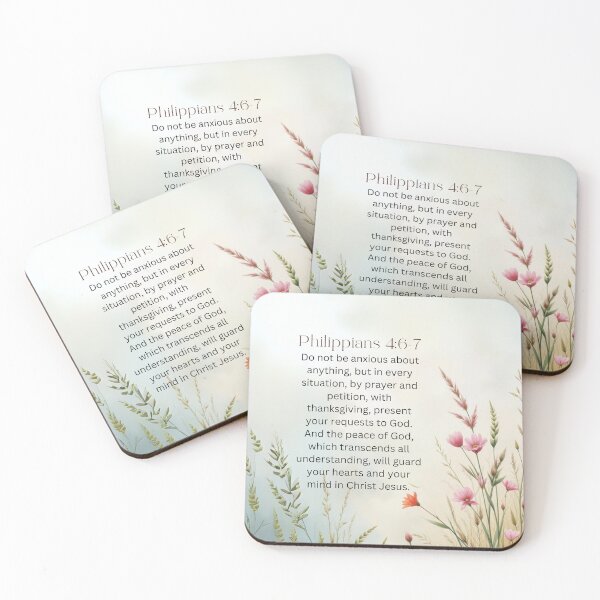 Item preview, Philippians 4:6-7, Present your requests to God designed and sold by Our Bible Journey.