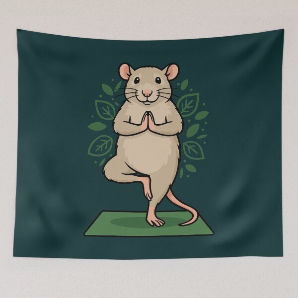 Item preview, Rat Yoga designed and sold by RatArt Designs.