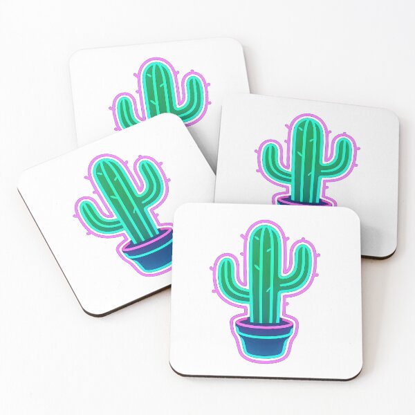 Item preview, Neon Cactus – Bright retro design in 80s style designed and sold by AlphaAutomation.