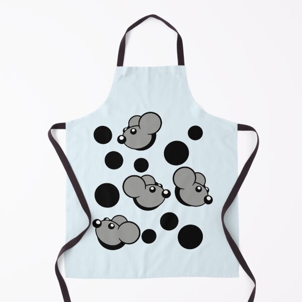 Item preview, Many Mice Peeping 4 Mouse Holes Cute Wall Pattern designed and sold by shirt-o-mat.