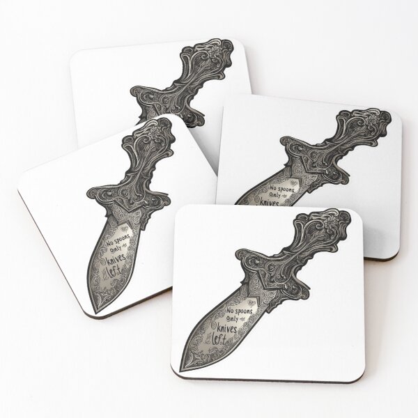 Item preview, No spoons only knives left designed and sold by MendaciousMina.