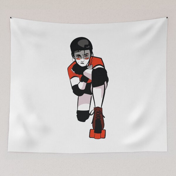 Item preview, Red Derby Girl designed and sold by Lulalilalou.