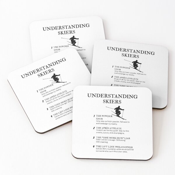 Item preview, Understanding Skiers – Funny Snow Sport Humor for Powder Addicts designed and sold by PsyFlow35.