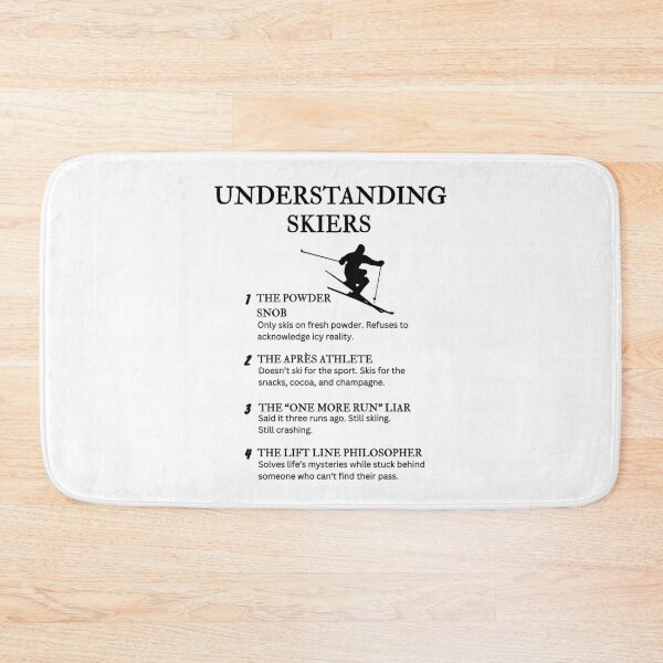 Item preview, Understanding Skiers – Funny Snow Sport Humor for Powder Addicts designed and sold by PsyFlow35.