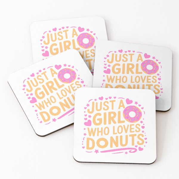 Item preview, Just A Girl Who Loves Donut. Pink Donut designed and sold by PMCreative.