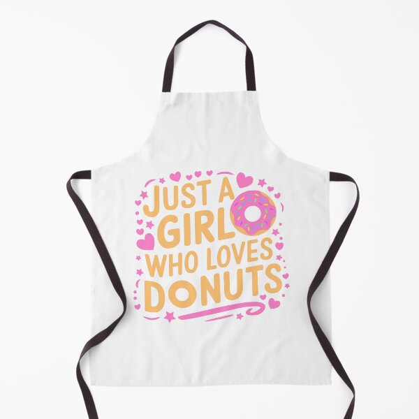Item preview, Just A Girl Who Loves Donut. Pink Donut designed and sold by PMCreative.