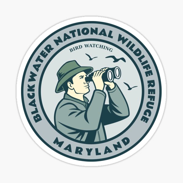 Item preview, Blackwater National Wildlife Refuge Maryland Birdwatcher designed and sold by bivenart.