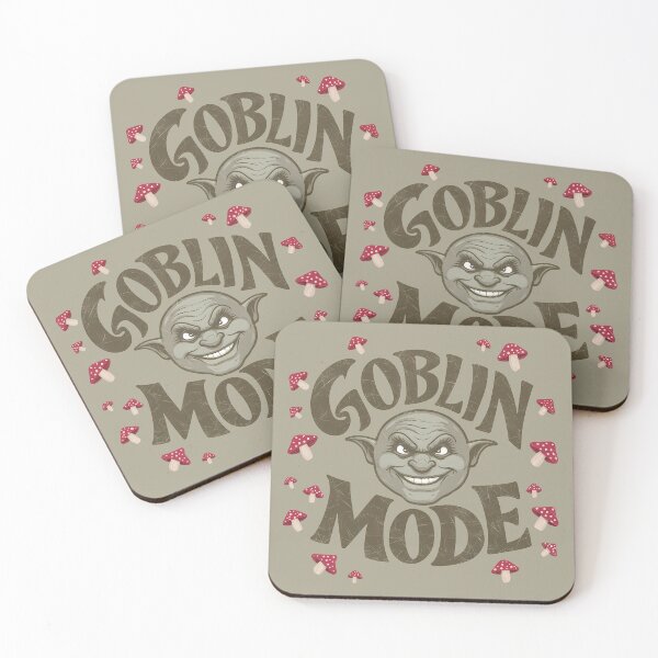 Item preview, Goblin mode - goblincore red mushrooms goblins forager foraging forest mountain designed and sold by Fantasy Cache.