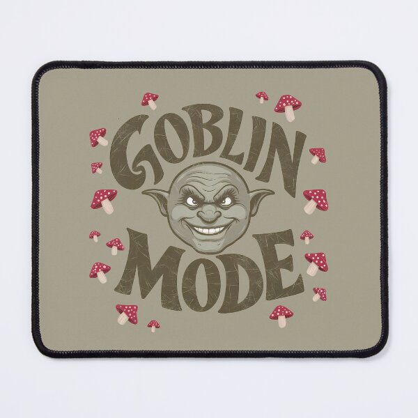Item preview, Goblin mode - goblincore red mushrooms goblins forager foraging forest mountain designed and sold by Fantasy Cache.