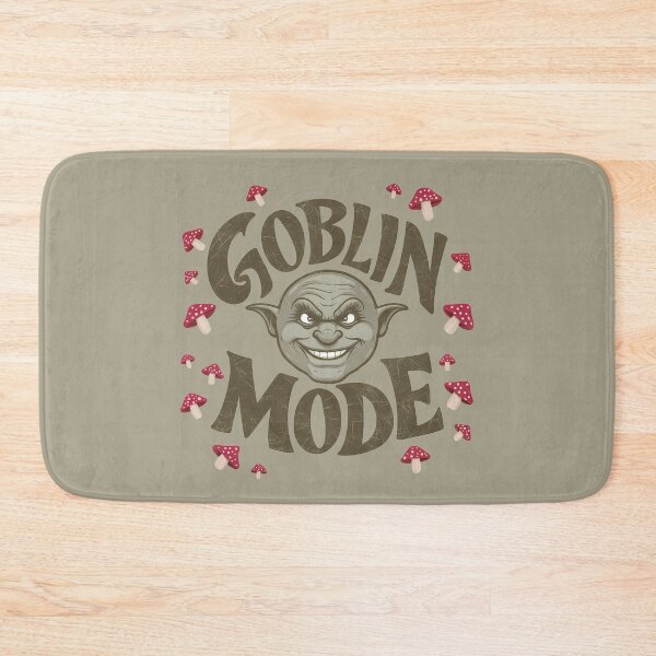 Item preview, Goblin mode - goblincore red mushrooms goblins forager foraging forest mountain designed and sold by Fantasy Cache.