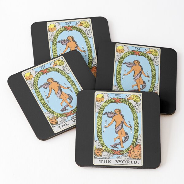 Item preview, The World - Tarot Card designed and sold by Angry Swan Designs.