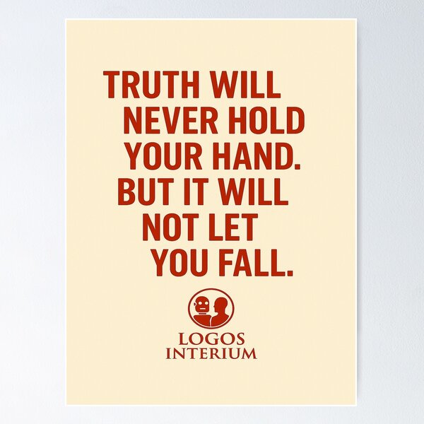 Item preview, Truth Will Not Let You Fall designed and sold by LOGOSINTERIUM.