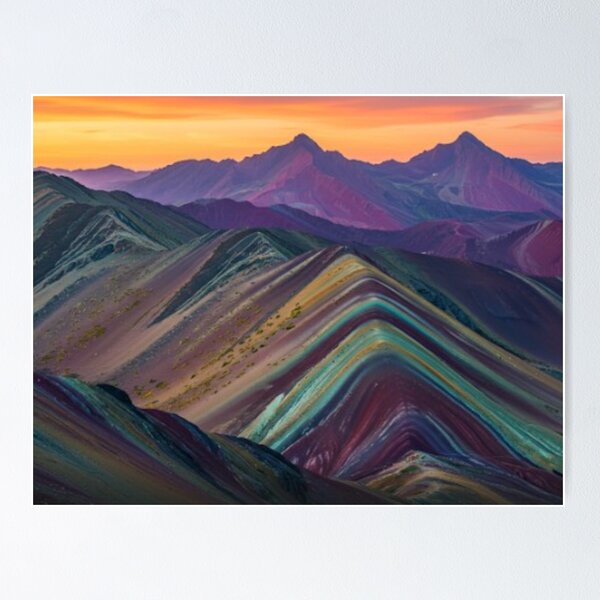 Item preview, Colorful Sand and Mountains designed and sold by UnlockKnowledge.