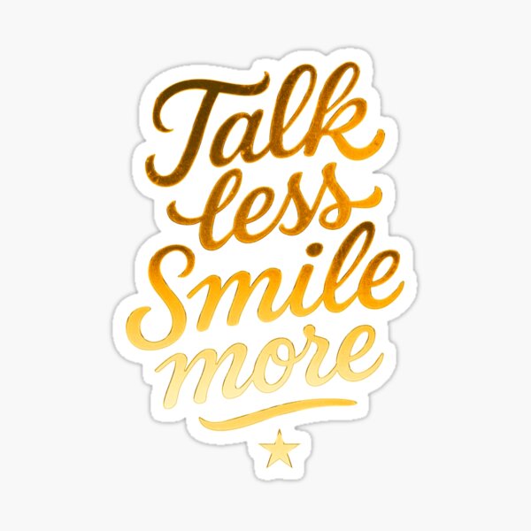 Item preview, Talk less, smile more - Hamilton designed and sold by Wainy-Shop.